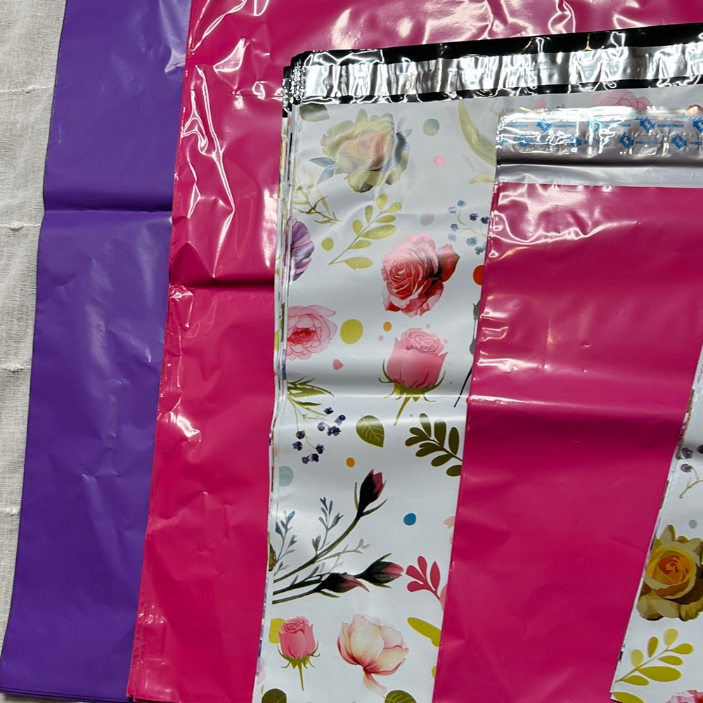 100 Items Poly Mailers & Bubble Pouch Shipping Supplies Assorted Sizes & Colors - Picture 8 of 14